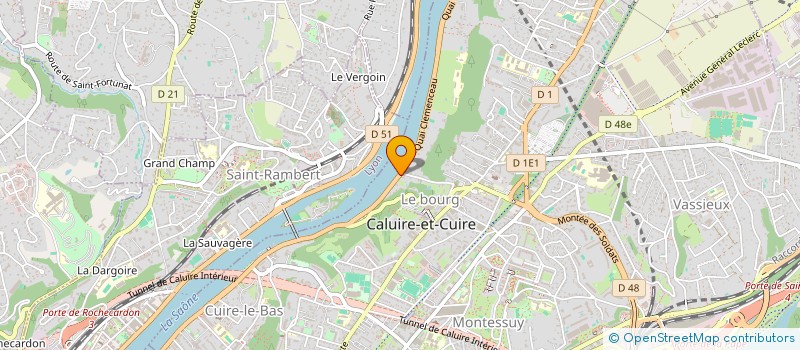 localisation de l'entreprise PAULINE RUDOLF  CALUIRE-ET-CUIRE