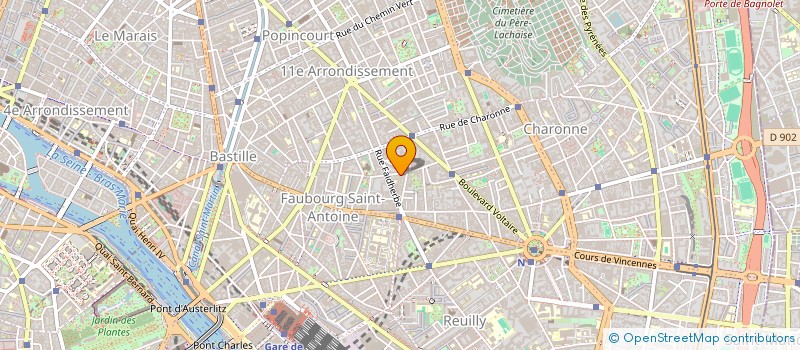 localisation de l'entreprise PAULINE TARTELIERE A PARIS à PARIS