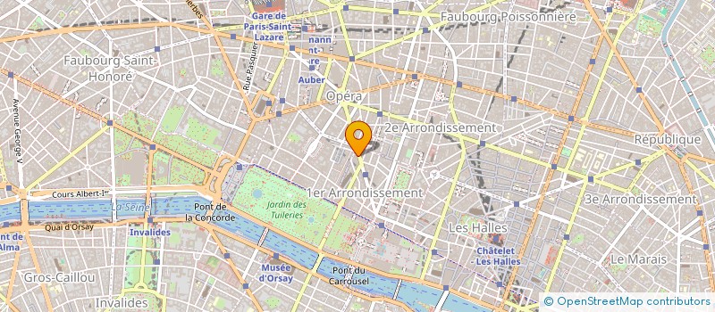 localisation de l'entreprise PAULINE VIARDOT SARL à PARIS