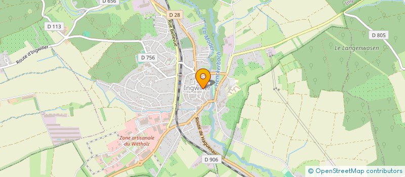 localisation de l'entreprise PAULINE WALTER à INGWILLER