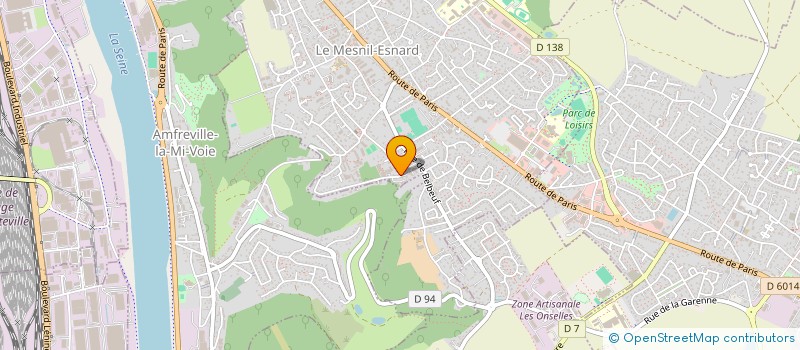 localisation de l'entreprise PAULION  LE MESNIL-ESNARD