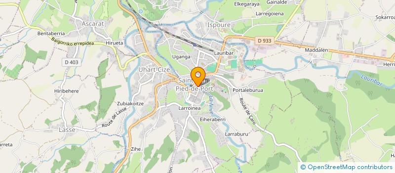 localisation de l'entreprise PAULIVALENT à SAINT-JEAN-PIED-DE-PORT