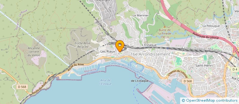localisation de l'entreprise PAULIVIER à MARSEILLE