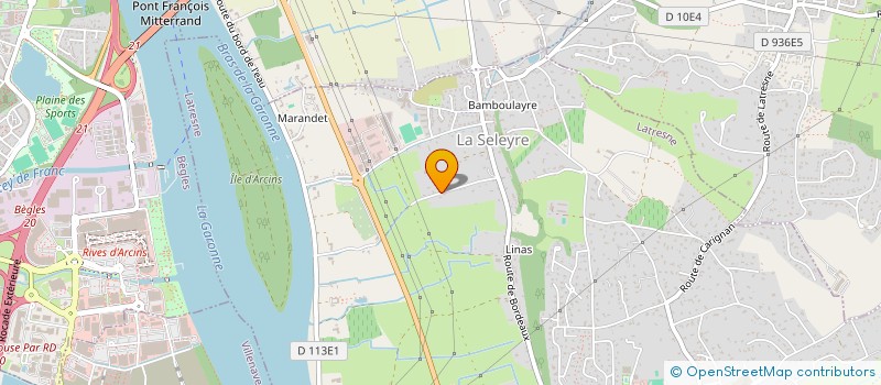 localisation de l'entreprise PAULLINO  LATRESNE