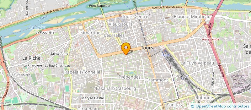 localisation de l'entreprise PAULMAR  TOURS