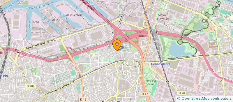 localisation de l'entreprise PAULMUNEJEFRA à GENNEVILLIERS