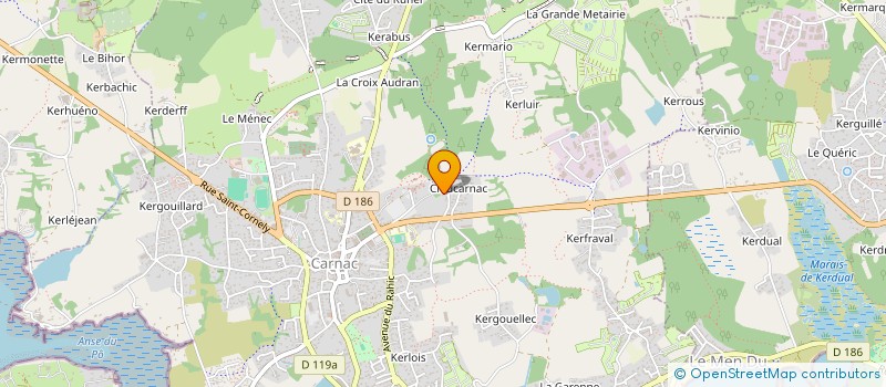 localisation de l'entreprise PAULO BROTHERS ASSOCIATION  CARNAC