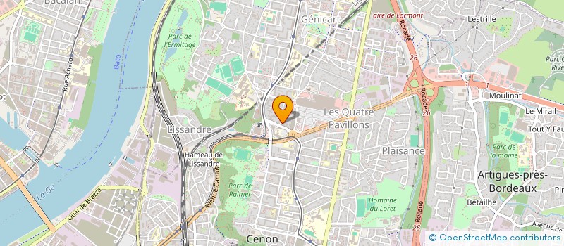 localisation de l'entreprise PAULO PERIN  LORMONT