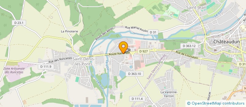 localisation de l'entreprise PAULOU à CHATEAUDUN