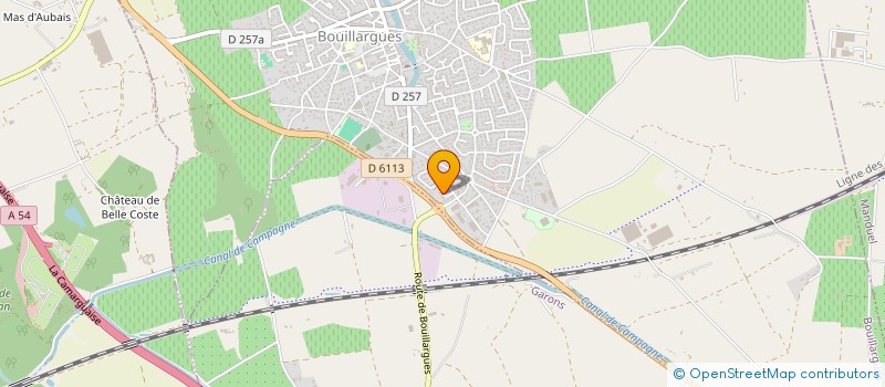 localisation de l'entreprise PAULOU  BOUILLARGUES