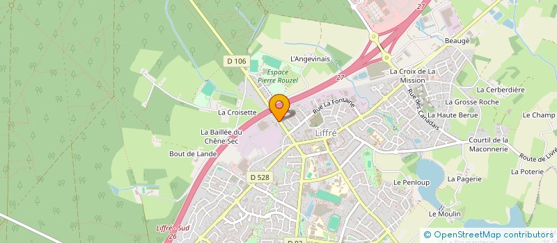 localisation de l'entreprise PAULOU  LIFFRE