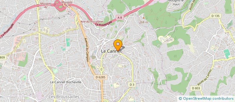 localisation de l'entreprise PAULOUIS à LE CANNET