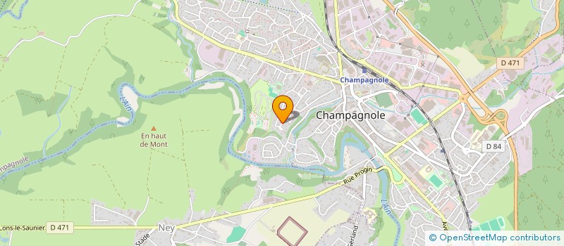 localisation de l'entreprise PAULOUIS  CHAMPAGNOLE