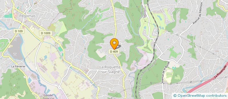 localisation de l'entreprise PAULOUNA à LA ROQUETTE-SUR-SIAGNE