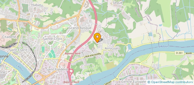 localisation de l'entreprise PAULOWNIA à BAYONNE