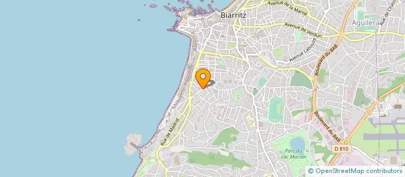 localisation de l'entreprise PAULUMA à BIARRITZ