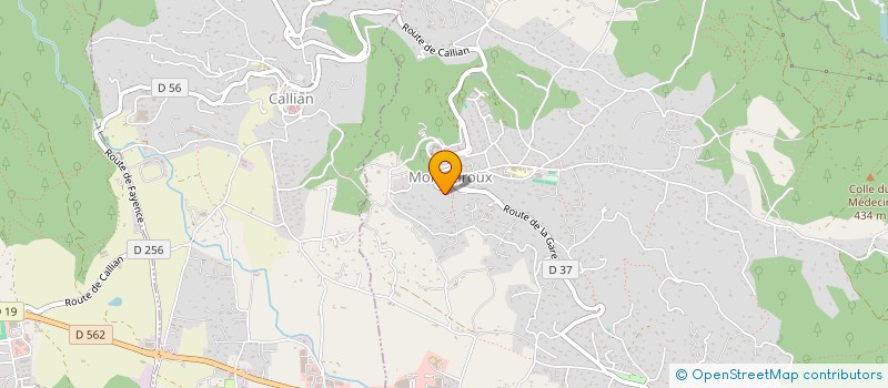 localisation de l'entreprise PAULUS BONUM  MONTAUROUX