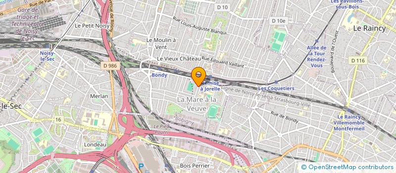 localisation de l'entreprise PAULUS ET CIE  BONDY