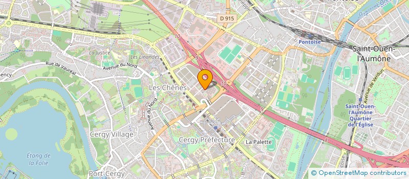 localisation de l'entreprise PAULUS-LEMOINE GROUPE à CERGY