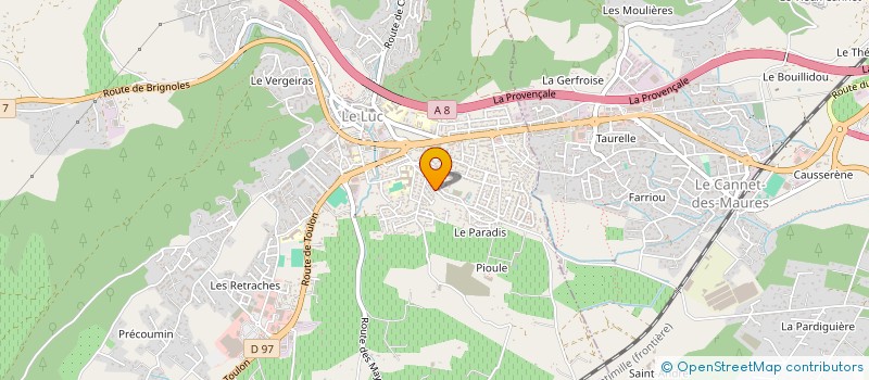 localisation de l'entreprise PAULVYEMMA  LE LUC