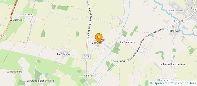 localisation de l'entreprise PAULX DE LAIT à PAULX