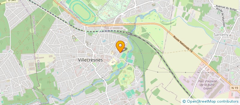 localisation de l'entreprise PAULXUAN  VILLECRESNES