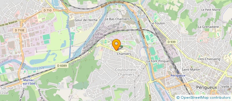 localisation de l'entreprise PAULY  COULOUNIEIX-CHAMIERS
