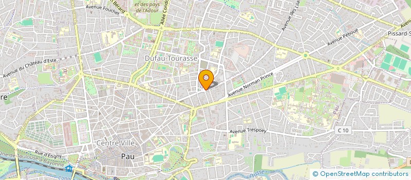 localisation de l'entreprise PAULY DESIGN à PAU