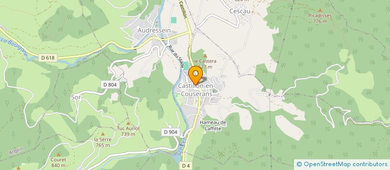 localisation de l'entreprise PAUMA à CASTILLON-EN-COUSERANS