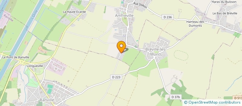 localisation de l'entreprise PAUMA à AMFREVILLE