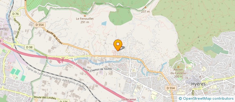 localisation de l'entreprise PAUMAJA à HYERES