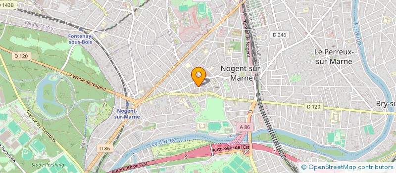 localisation de l'entreprise PAUMALINE BEAUTE à NOGENT-SUR-MARNE