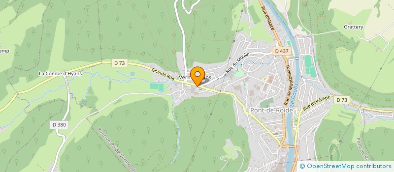 localisation de l'entreprise PAUMALUMA  PONT-DE-ROIDE-VERMONDANS