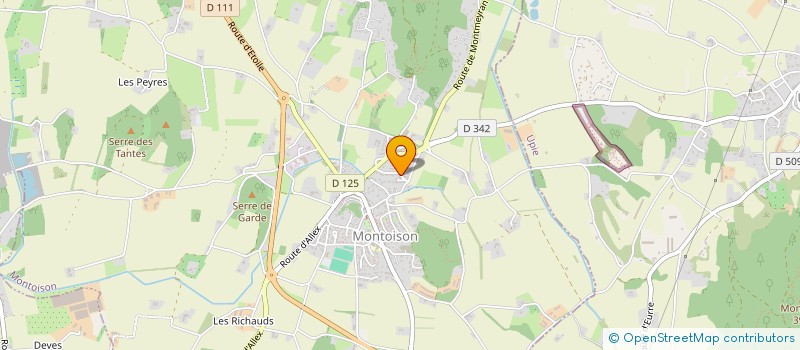 localisation de l'entreprise PAUMAR  MONTOISON