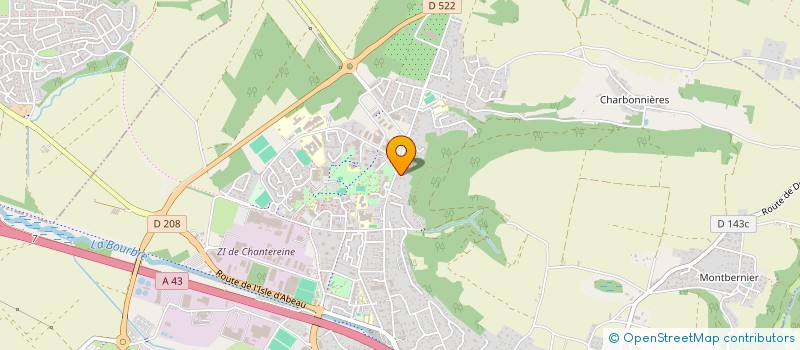 localisation de l'entreprise PAUMAR43 à BOURGOIN-JALLIEU
