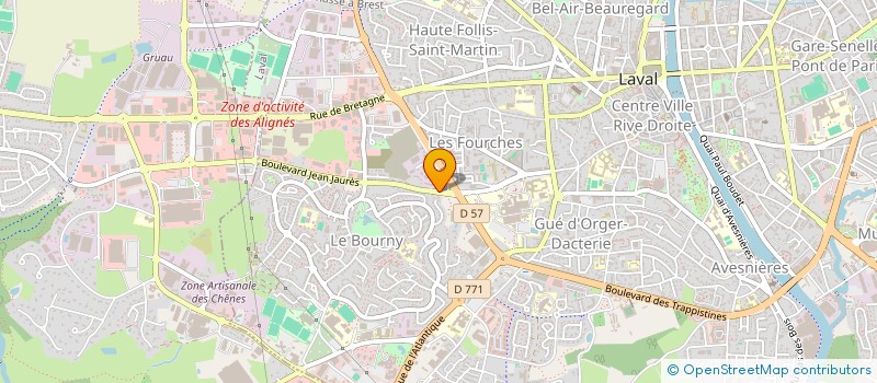 localisation de l'entreprise PAUMARD à LAVAL