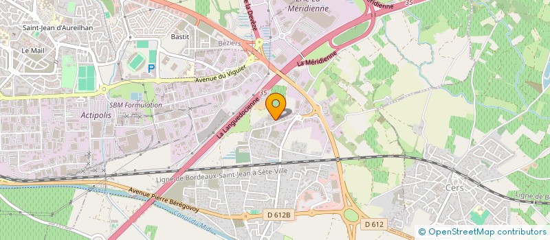localisation de l'entreprise PAUMAT  VILLENEUVE-LES-BEZIERS
