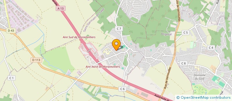 localisation de l'entreprise PAUMAX  MORAINVILLIERS