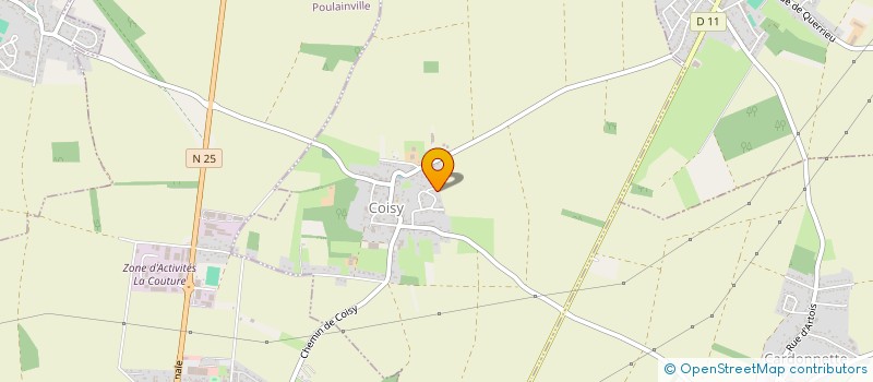 localisation de l'entreprise PAUMAX  COISY