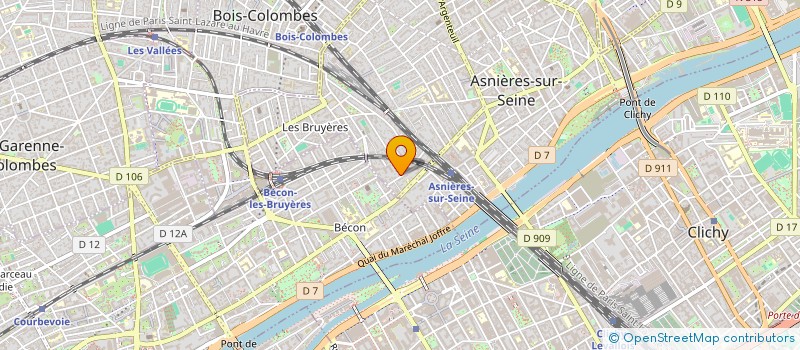 localisation de l'entreprise PAUMAX LMNP à ASNIERES-SUR-SEINE