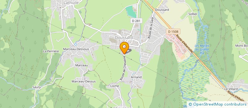 localisation de l'entreprise PAUMES D'API  DOUSSARD