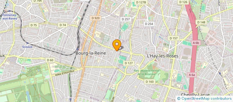 localisation de l'entreprise PAUMI à BOURG-LA-REINE