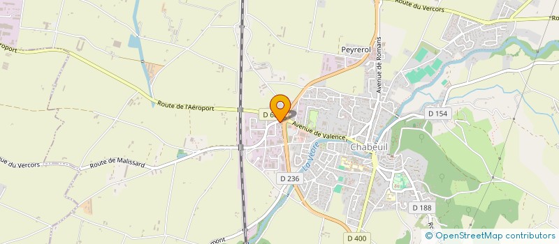 localisation de l'entreprise PAUPAU  CHABEUIL