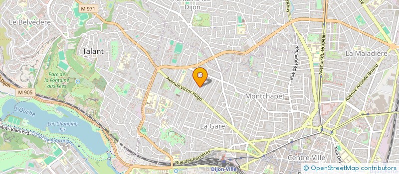 localisation de l'entreprise PAUPERT FERMETURES à DIJON