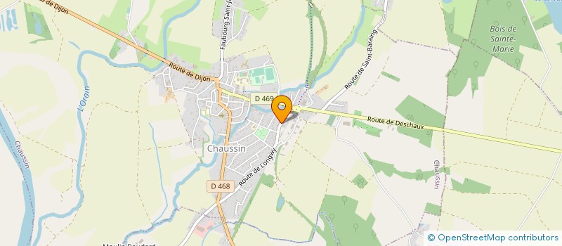 localisation de l'entreprise PAUPERT PERE ET FILS  CHAUSSIN