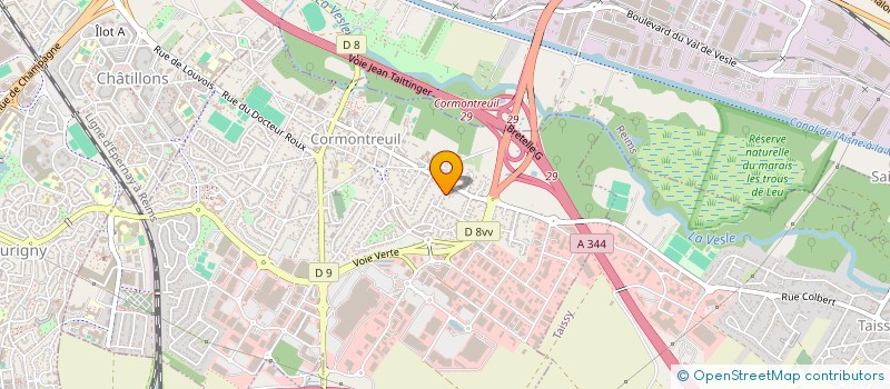 localisation de l'entreprise PAUPETTE PLOMBERIE à CORMONTREUIL