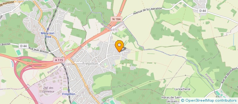 localisation de l'entreprise PAUPI à FREPILLON