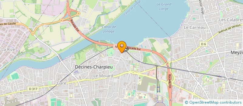 localisation de l'entreprise PAUPOLO  DECINES-CHARPIEU