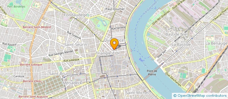 localisation de l'entreprise PAUPY  BORDEAUX