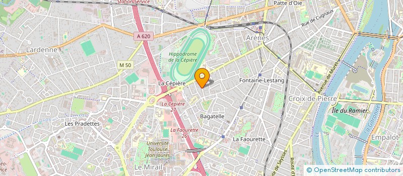localisation de l'entreprise PAURAUX à TOULOUSE